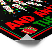 Funny Cna Deck The Halls Answer The Calls Nurse Ch Poster (Hoek)