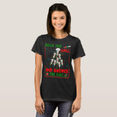 Funny Cna Deck The Halls Answer The Calls Nurse Ch T-shirt (Voorkant volledig)