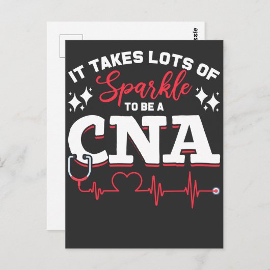 Funny CNA Nurse Certified Nursing Assistant Briefkaart (Voorkant / Achterkant)