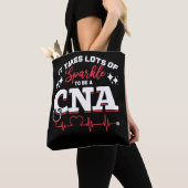 Funny CNA Nurse Certified Nursing Assistant Tote Bag (Dichtbij)
