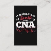 Funny CNA Nurse Certified Nursing Assistant Visitekaartje (Voorkant)