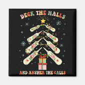 Funny Cna Nurse Christmas Medical Xmas Trees Nursi Magneet (Voorkant)