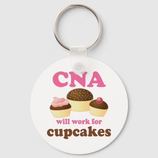 Funny CNA of Certified Nursing Assistant Sleutelhanger (Voorkant)