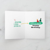 Funny Co-arbeider Birthday-kaart Kaart (Binnen)