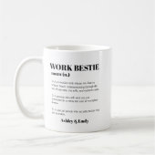 Funny Co-working Bestie Gift Koffiemok (Links)