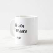 Funny coach mok - beste coach (Voorkant links)