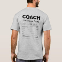 Funny Coach Nutrition Feit T-shirt 