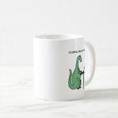 Funny COBOL Programmer Dinosaur Koffiemok (Voorkant rechts)