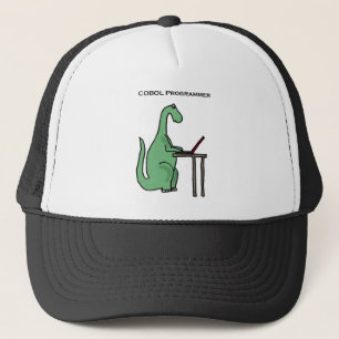 Funny COBOL Programmer Dinosaur Trucker Pet