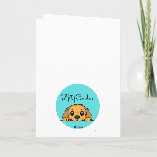 Funny Cockapoo Anatomy Greeting Card Kaart (Achterkant)