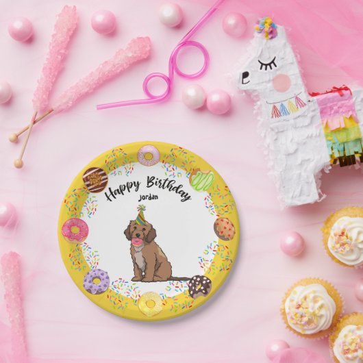 Funny Cockapoo Birthday Party Paper Bord (Feest)