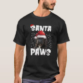 Funny Cockapoo Christmas Lights Tree Hondenliefheb T-shirt (Voorkant)