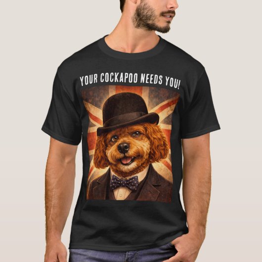 Funny Cockapoo Gift Lover T-Shirt (Voorkant)