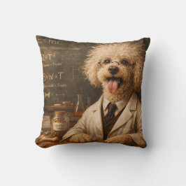 Funny Cockapoo Scientist Pillow | Dog Cushion Kussen