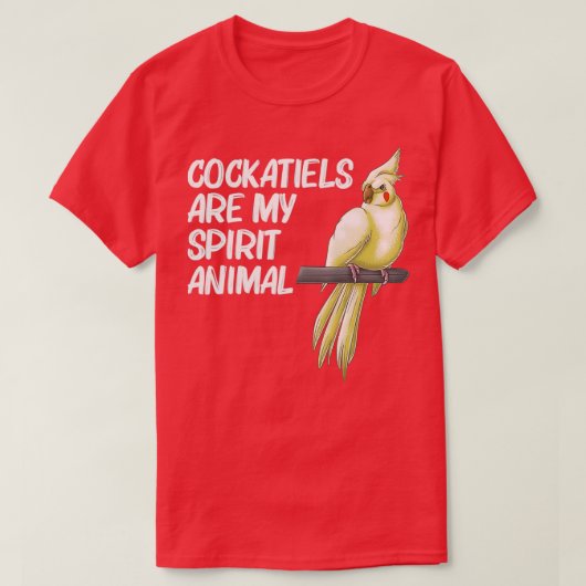 Funny Cockatiel Bird Parrot Lover 9 T-shirt (Design voorkant)