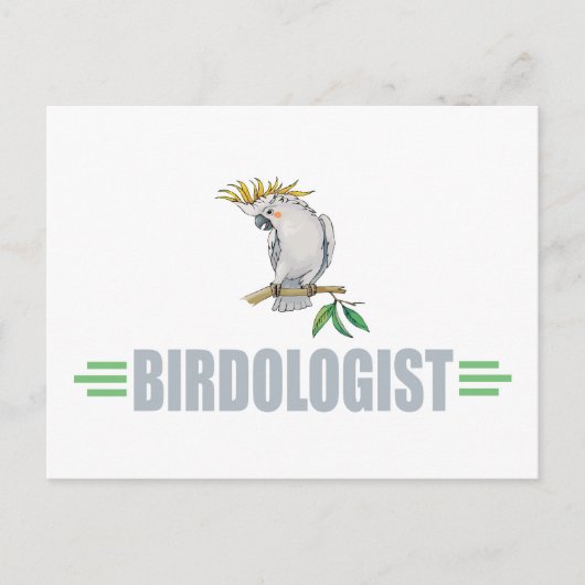 Funny Cockatiel Briefkaart (Voorkant)