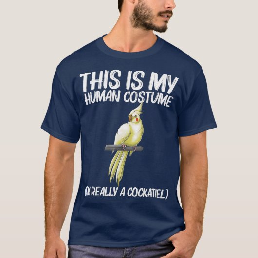 Funny Cockatiel Gift for Men Women Bird Parrot T-shirt (Voorkant)