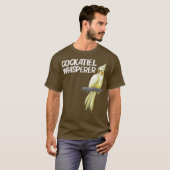 Funny Cockatiel Gift for Men Women Bird Parrot T-shirt (Voorkant volledig)