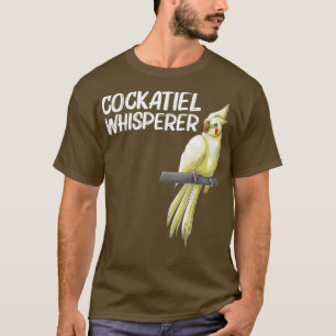 Funny Cockatiel Gift for Men Women Bird Parrot T-shirt