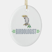 Funny Cockatiel Keramisch Ornament (Rechts)