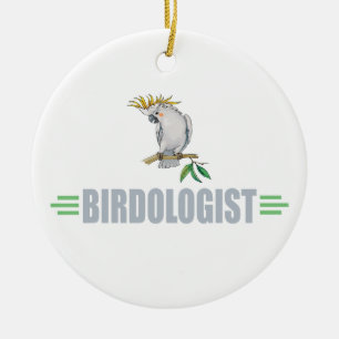 Funny Cockatiel Keramisch Ornament