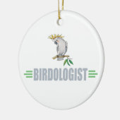 Funny Cockatiel Keramisch Ornament (Links)