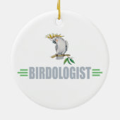 Funny Cockatiel Keramisch Ornament (Achterkant)