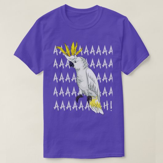 Funny Cockato Parrot Art Gift T-shirt (Design voorkant)