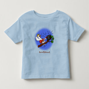 Funny cockatoo speelt rockgitaar cartoon kinder shirts