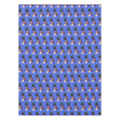 Funny cockatoo speelt rockgitaar cartoon tafelkleed (Voorkant)