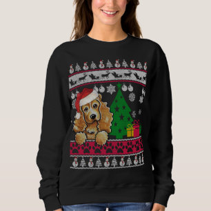 Funny Cocker Spaniel Kerstmis Ugly Sweater Dog Lo