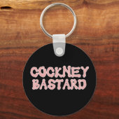Funny cockney klootzak sleutelhanger (Voorkant)