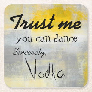 Funny Cocktail Paper-Onderzetters Kartonnen Onderzetters