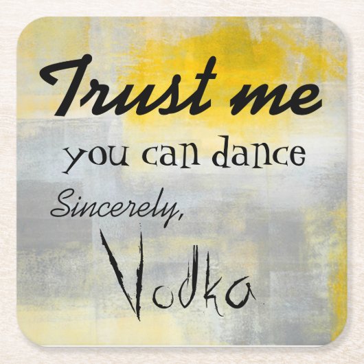 Funny Cocktail Paper-Onderzetters Kartonnen Onderzetters (Voorkant)