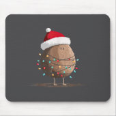 Funny Coconut Christmas Graphics Lights Lover  Muismat (Voorkant)