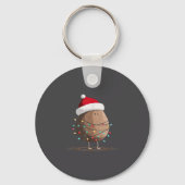 Funny Coconut Christmas Graphics Lights Lover  Sleutelhanger (Voorkant)