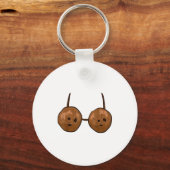 Funny Coconut Summer Coconuts Bra Funny Halloween  Sleutelhanger (Voorkant)