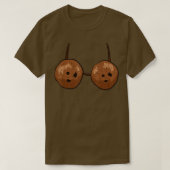 Funny Coconut Summer Coconuts Bra Funny Halloween T-shirt (Design voorkant)