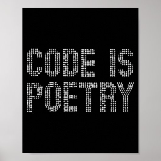Funny Code Is Etry Saying Quote Programer Gift  Poster (Voorkant)