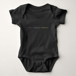 Funny Coder Baby Shower Gift | Try Again Infant Romper