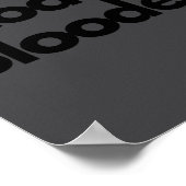 Funny Coder Computer Programmer  Poster (Hoek)