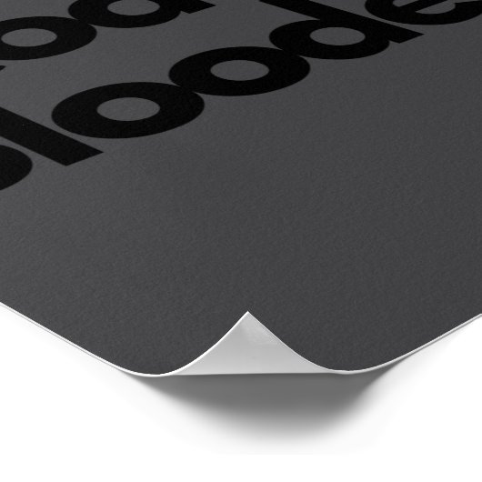 Funny Coder Computer Programmer Poster (Hoek)