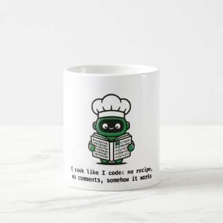 Funny Coder Mug — I Cook Like I Code Koffiemok