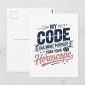 Funny Coding Quote AI Programmer Design Briefkaart (Voorkant / Achterkant)