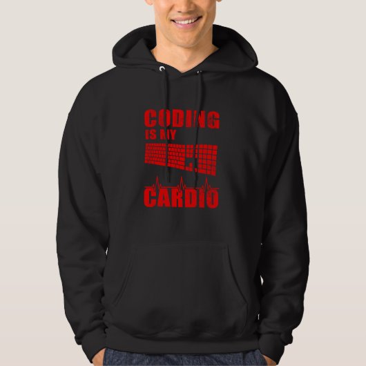 Funny Coding Software Engineer voor Mannen Koel Hoodie (Voorkant)