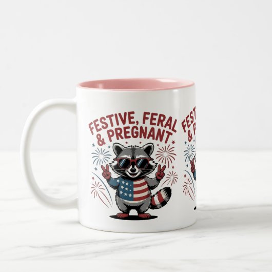 Funny Coffe Mok voor zwangere vrouwen (Links)