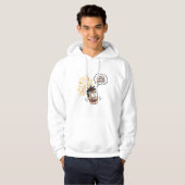 Funny Coffee Addict Energetic Cartoon HoodiT-Shirt Hoodie (Voorkant volledig)