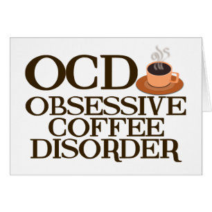 Funny Coffee Addict Kaart