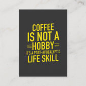 Funny Coffee Contactkaartje (Voorkant)