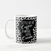 Funny Coffee Cream Koe Print Koffiemok (Links)